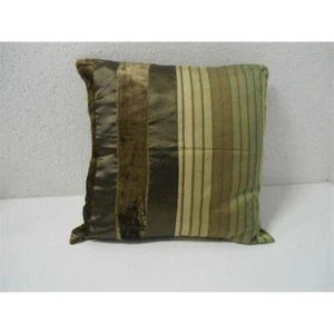CUSCINO ARREDO "PANIKER" POLTRONA DIVANO LETTO SALOTTO - VERDE/MARRONE - Imagen 1 de 1