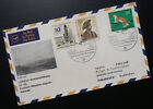 Niemcy 1967 Okładka poczty lotniczej wysłana z Monachium do Rumunii - Rosja USA Chorwacja B4