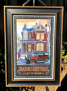 SEASON'S GREETINGS: "Let It Snow," Paul A Lanquist, a Saint Helen's WA., Artist - Picture 1 of 12