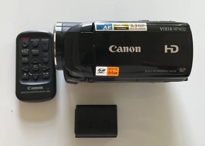 Canon VIXIA HF M32 HD 64GB Camcorder - black - Image 1 of 4