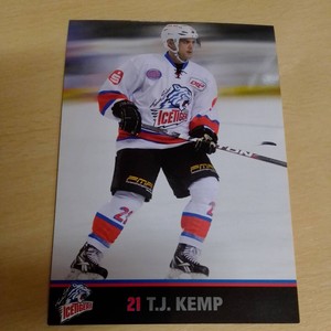 DEL autograph card 2011/12 Nuremberg ICE Tigers T.J. Kemp