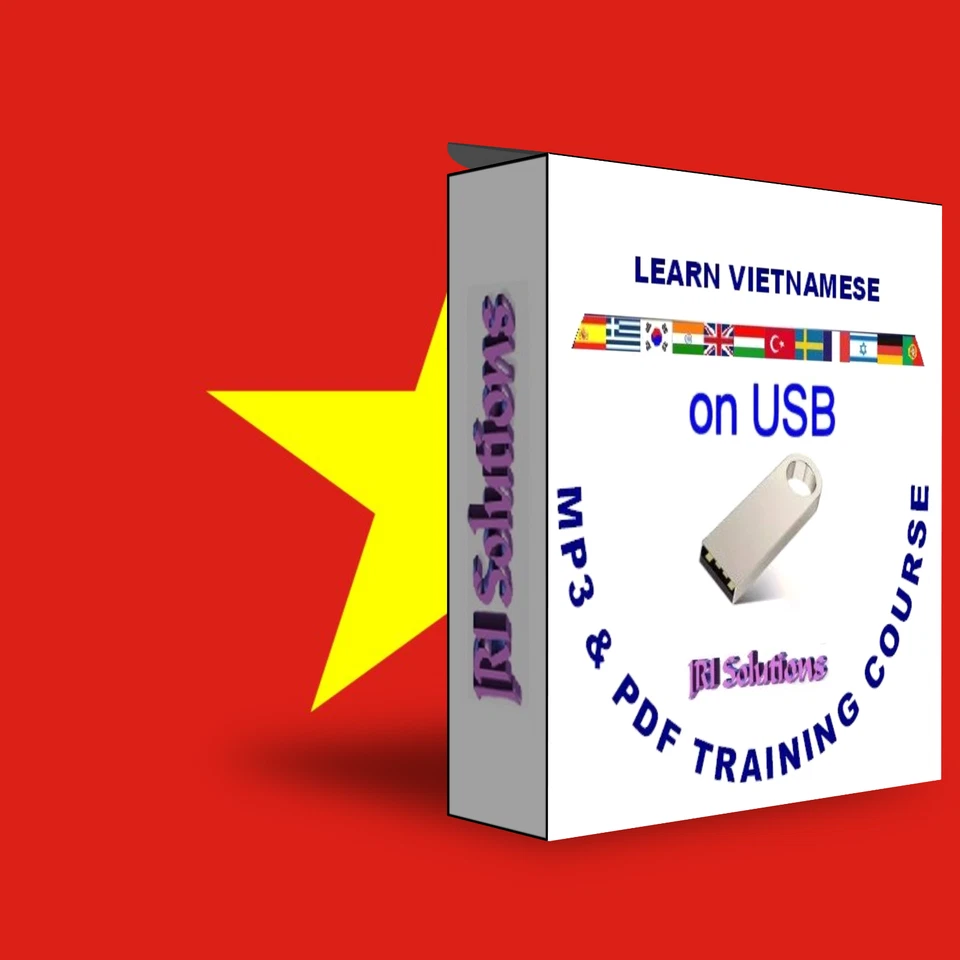 Learn To Speak fluent Vietnamese Language USB Course MP3 & PDF,Vietnam language - Image 1 of 1