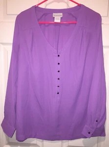 Soft Surroundings 25304 Blouse Top Large L LN - Picture 1 of 6