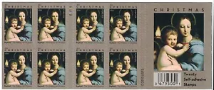 Christmas Madonna of the Candelabra by Raphael Book of 20 Current Rate Cat 4570a - Picture 1 of 1