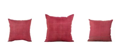 Turkoman Silk Pillow Cover SET of 3 pcs 15.75" x 15.75" Old Fast Shipment 08412 - Image 1 of 4