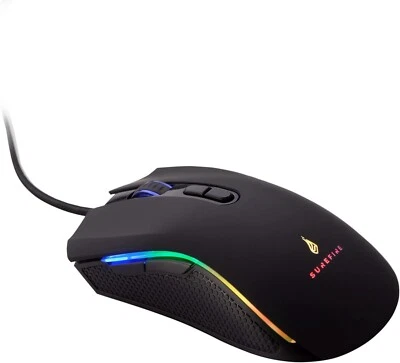 SureFire Hawk Claw Gaming 7-Button Gaming Mouse RGB-Lighting PC Mouse 6400 dpi - Image 1 of 4