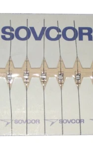 Set 5 x SOVCOR CY10C 8R2C 8,2pF 500V Glaskondensator (= Corning) - Bild 1 von 1