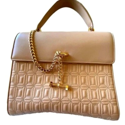 Luana Италии бледный румяна сумка Дамская сумка с золотой цепочкой оборудование - новый - Изображение 1 из 4