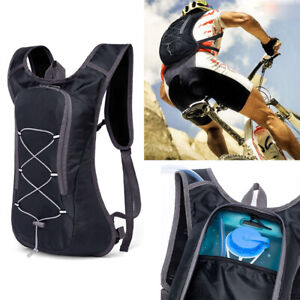 Cycling Hydration Backpack Water Bag Holder Vest Running Rucksack & a 2L Bladder