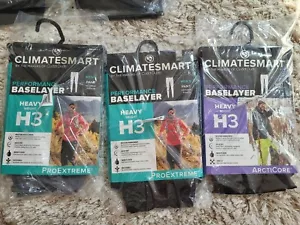 NEW LOT 3 CUDDL DUDS CLIMATESMART BASELAYER PANTS TIGHTS MENS XXL HEAVYWEIGHT H3 - Picture 1 of 12