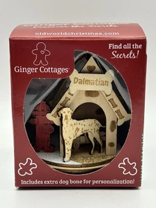 Ginger Cottages K9 Doghouse Dalmatian K9103 Ornament Old World Christmas New Box - Picture 1 of 6