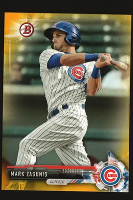 2017 Bowman Prospects Yellow #BP131 - Mark Zagunis - Chicago Cubs  17-828 - Image 1 of 2