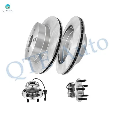 Комплект из 4 задних 303 мм тормозных дисков подшипников ступицы колеса для 2010-2017 Chevrolet Equinox - Изображение 1 из 4