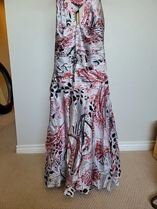 Vintage Seide 90er Dina Bar-El Kleid Pin Up Girl Style Small - Bild 1 von 12