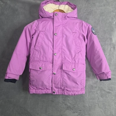 Land’s End Girls Purple Expedition Parka Size 4 RN62830 Winter Coat Jacket - Image 1 of 4