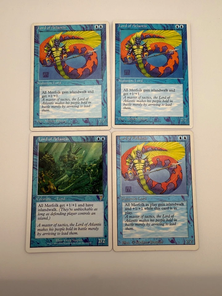 4x Lord of Atlantis Regular MTG English - Image 1 of 1