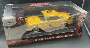 Jada Metals Die Cast Deadpool 1957 Chevy Bel Air Taxi 1/24 - Bild 1 von 1