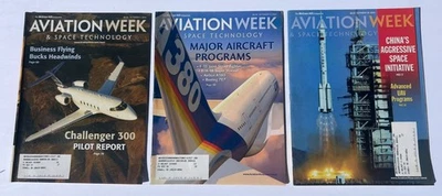 2003 Aviation Week Magazine Lot Challenger 300, China Space, Airbus A380, F-35 - Image 1 of 4