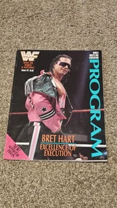 PROGRAMA VOLUMEN 197 wwf REVISTA CON CATÁLOGO Y PINUPS lucha libre BRET HART - Imagen 1 de 4