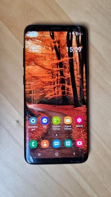 Samsung Galaxy S8 SM-G950F - 64GB - Schwarz, OVP, Display gesprungen, sonst TOP - Bild 1 von 4
