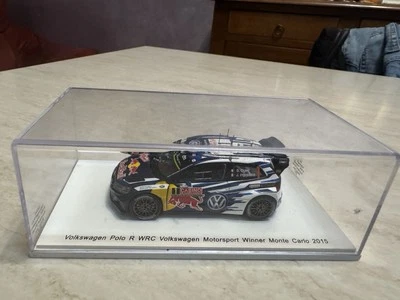VW Polo R WRC Monte Carlo 2015 Ogier- Ingrassia World Champion Spark Models 1:43 - Immagine 1 di 4