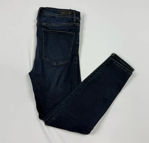 Pantalones de mezclilla ajustados Abercrombie & Fitch para mujer talla 28/6s azul Simone tiro alto - Imagen 1 de 10
