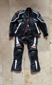 Lederkombi Lederjacke Lederhose Motorrad Anzug Damen Held M 38 Leder - Bild 1 von 18