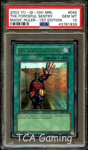 PSA 10 GEM MINT The Forceful Sentry MRL-045 1st Edition MRL Yugioh Card 839 - Picture 1 of 3