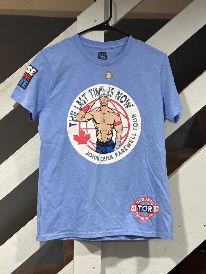 Camiseta WWE John Cena 2025 Farewell Tour Toronto M Elimination Chamber *Genuina* Foto 1 de 4