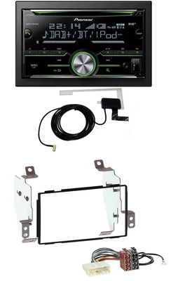 Pioneer CD USB MP3 Bluetooth 2DIN DAB Autoradio für Nissan Note (2005-2013) - Bild 1 von 4