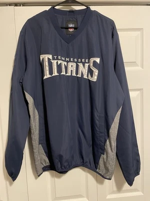 Tennessee Titans Cam Ward Men’s Rain Jacket XL Blue - Image 1 of 4