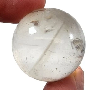 Quartz Crystal Marble Sphere Brazil 19.8 grams - Picture 1 of 2