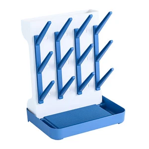 Detachable Baby Bottle Drying Rack with Water Tray Baby Countertop Dryer Rack - Picture 1 of 14