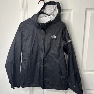 The North Face Women’s Size L Hyvent Black Hooded Jacket Windbreaker - Picture 1 of 5