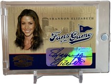 SHANNON ELIZABETH AKA NADIA DONRUSS FANS OF GHE GAME AUTOGRAPH AUTO CARD 202 FG2