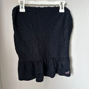 Hollister Co. Crop-Top Damen marineblau Größe Large gebraucht - Bild 1 von 4