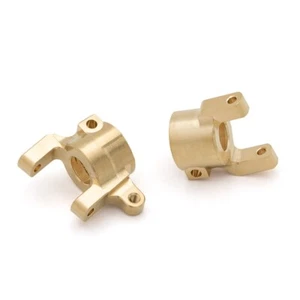 LCX Brass AR44 Steering Knuckles Carriers C Hub Carrier Set for Axial SCX10 II - Picture 1 of 5