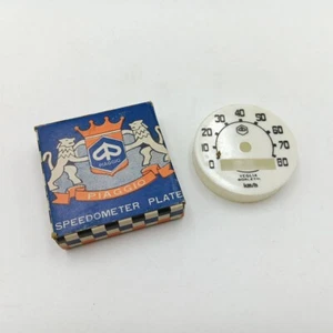vespa NOS VEGLIA 80KM Speedometer Faceplate Tacho 50N 50R 50S 90 - Picture 1 of 3