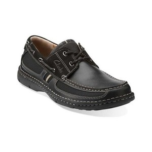 Clarks 鞋船男士休闲鞋，鞋面皮革| eBay