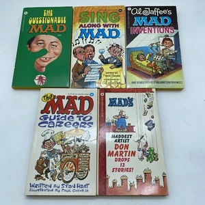 A Certifiably MAD Collection Warner Books 5 MAD Paperback Books in Collector Box - Picture 1 of 14