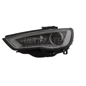Audi A3 Headlight Hatchback 2014-2016 Xenon LED DRL Headlamp Passenger Side Left - Picture 1 of 24