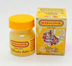 Siddhalepa Ayurvedic Herbal Balm for Pain Cold Flu Headaches 50g - Picture 1 of 1