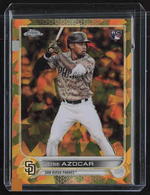 2022 Topps Chrome Update Sapphire Edition #US280 Jose Azocar Gold #/50 - Image 1 of 2