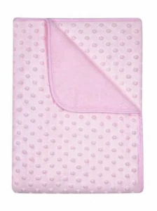 Babydecke Kinderbett Kinderwagen weich Plüsch Wiege Wende Neugeborenen Bettwäsche 80x90cm * UK  - Bild 1 von 8