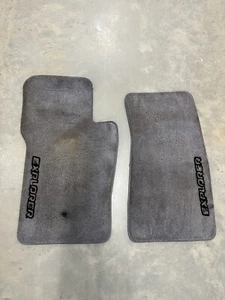 NOS OEM Ford VF17J-9813087-ABW Floor Mats 1991-1994 Ford Explorer Gray Carpet - Picture 1 of 5