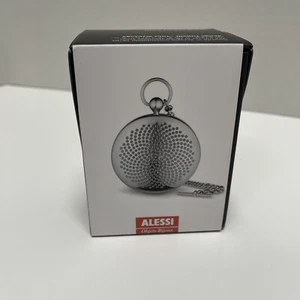 New! Sealed ! Alessi T-Timepiece Stainless Steel Tea Ball - Infuser / Steeper - Picture 1 of 4