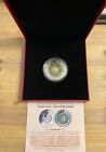 Laos 2013 Year of The Snake 2000 Kip Jade  2 Oz Silver Proof Coin LUNAR 