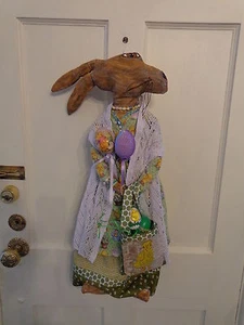 Primitive Bunny Tür/Wandbehang #5 - Bild 1 von 4