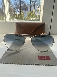 Ray Ban Aviator Light Blue - Picture 1 of 5