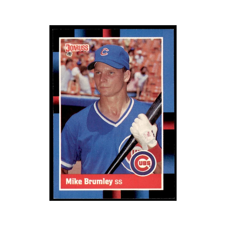1988 Donruss Mike Brumley RC Baseball Cards #609 - Image 1 of 3
